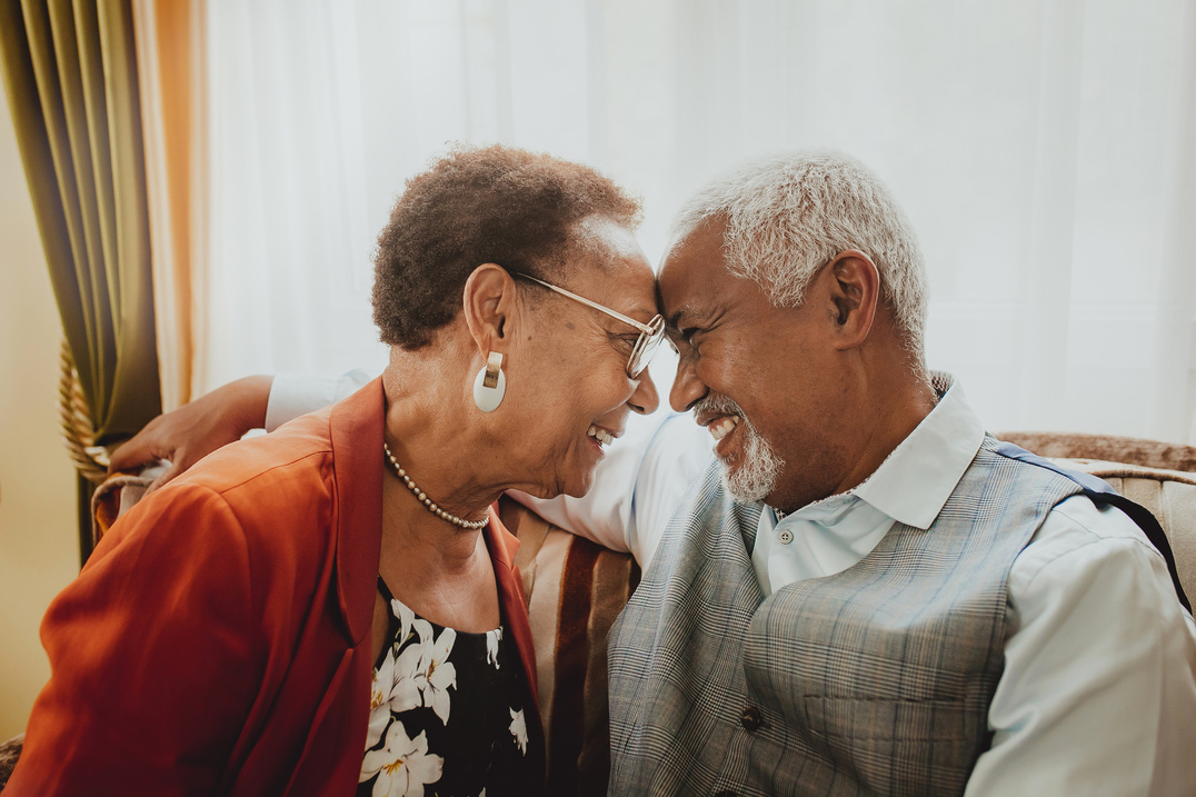 Lovely Elderly Couple