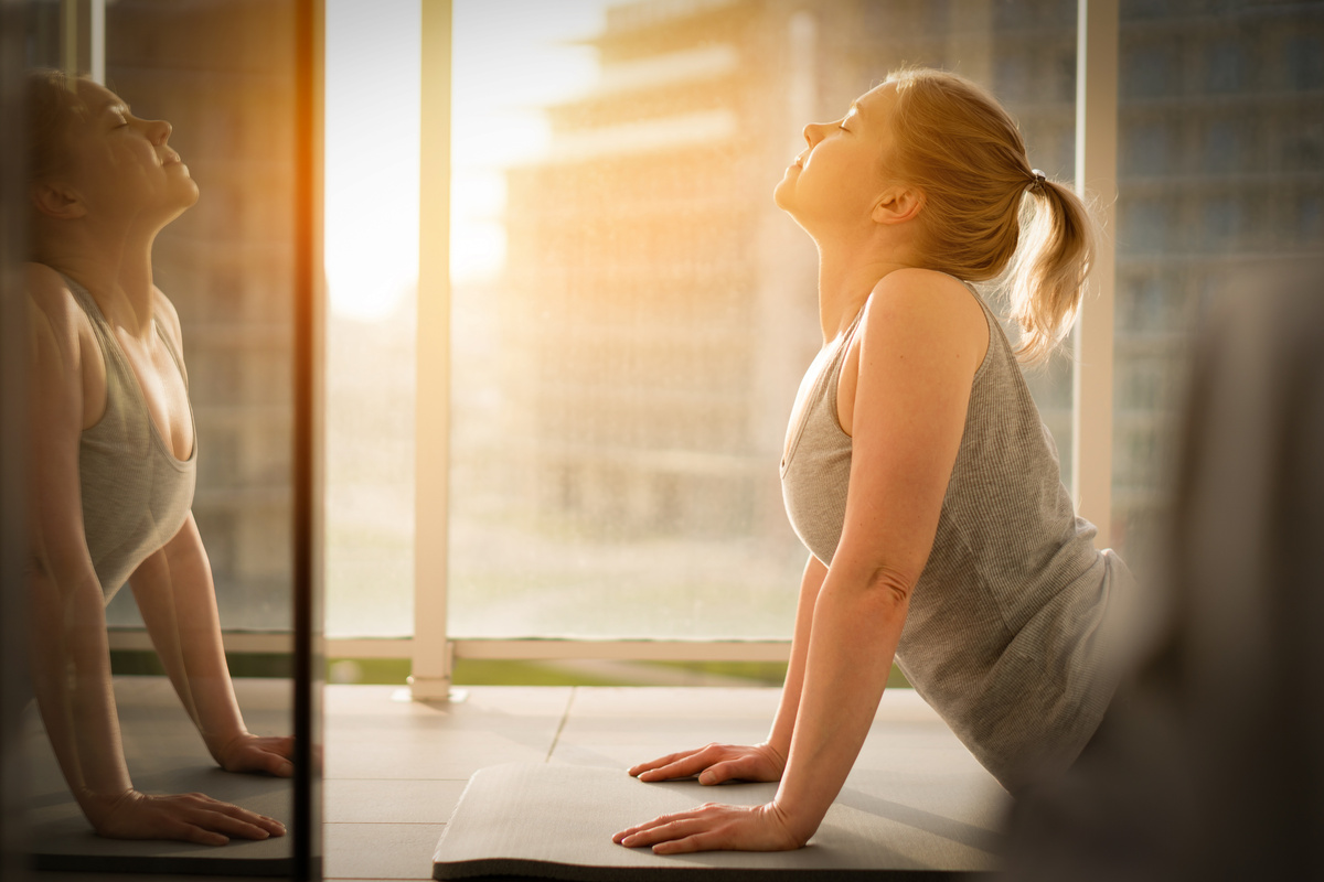 Time for meditation, well-being concept.