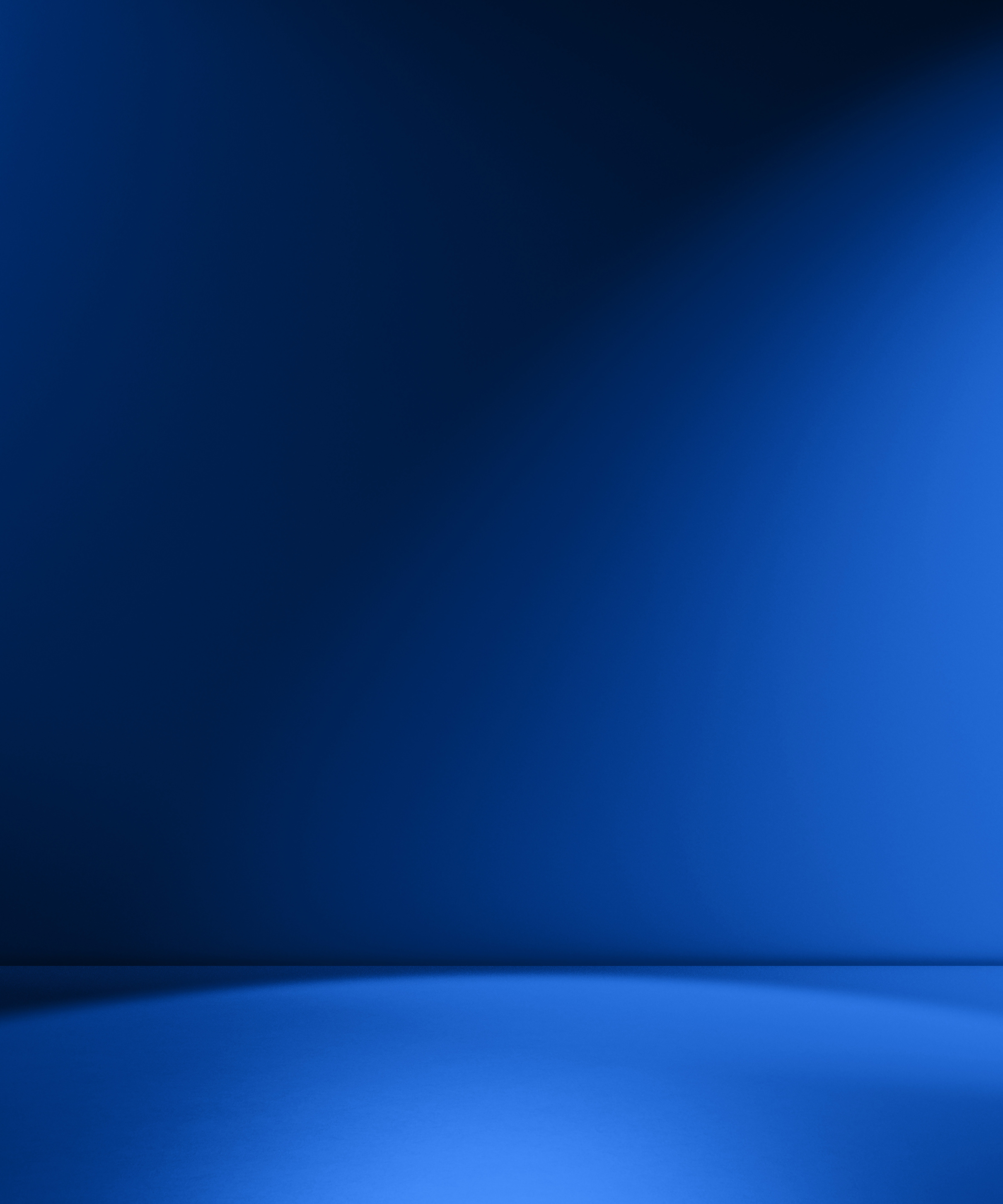 Beams of spotlight on a royal blue background