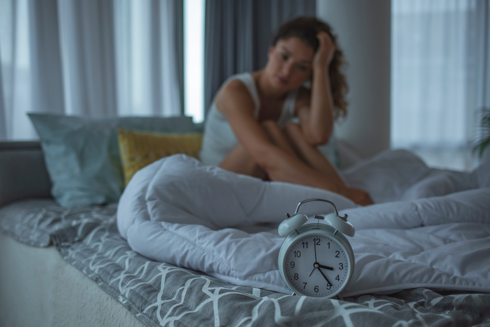 Sleep disorder, insomnia.